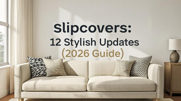 slipcovers: 12 Stylish Updates [2026 Guide]