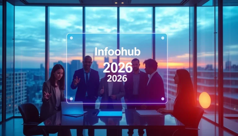 Infoohub Org: Modern Home Decor Guide 2026 1 Futuristic digital workspace with diverse professionals and holographic interface for Infoohub Org 2026