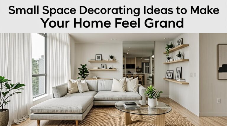 Small Space Decorating Ideas to Make Your Home Feel Grand 1 Small Space Decorating Ideas