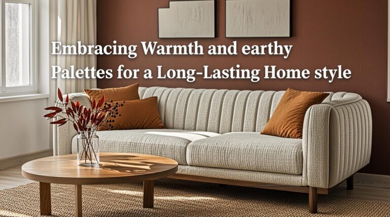 Embracing Warmth and Earthy Palettes for a Long-Lasting Home Style